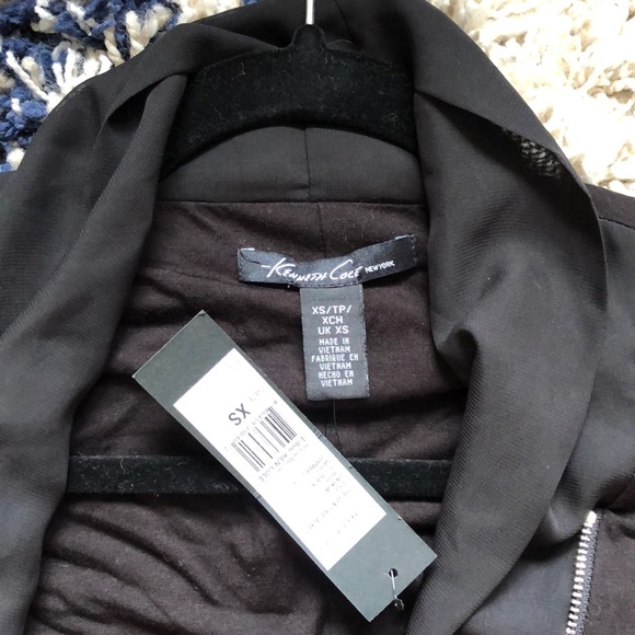 $129 NWT Kenneth Cole black jacket size xs - Picture 2 of 6
